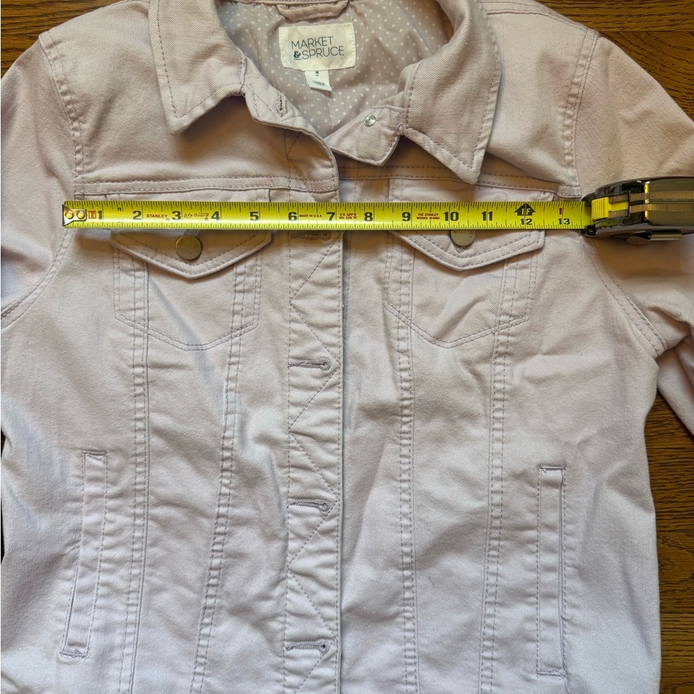 Lavender Denim Jacket - M - Picture 5 of 7